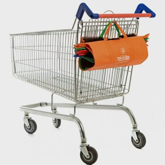 BERGHOFF Trolley Packing REUSABLE SHOPPING BAG SYSTEM Shopping Cart Organizer - Picture 6 of 6